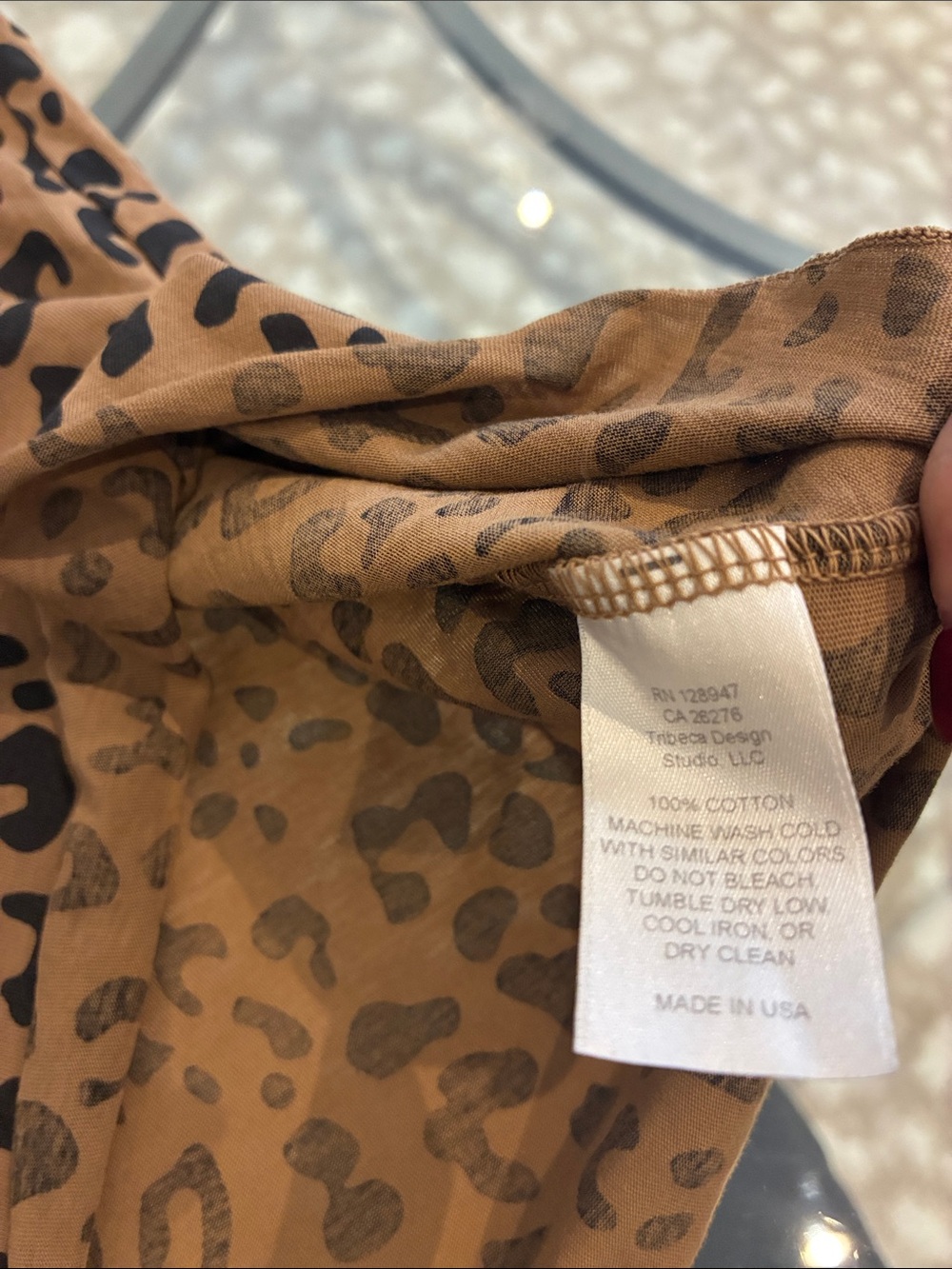 Nili Lotan xs sleeveless Leopard Print Top - Brown/Black - Picture 5 of 5